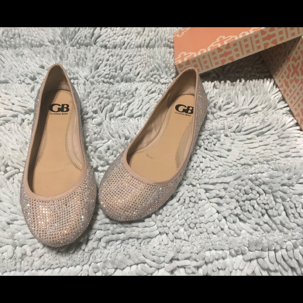 Gianni Bini Rhinestone Flats